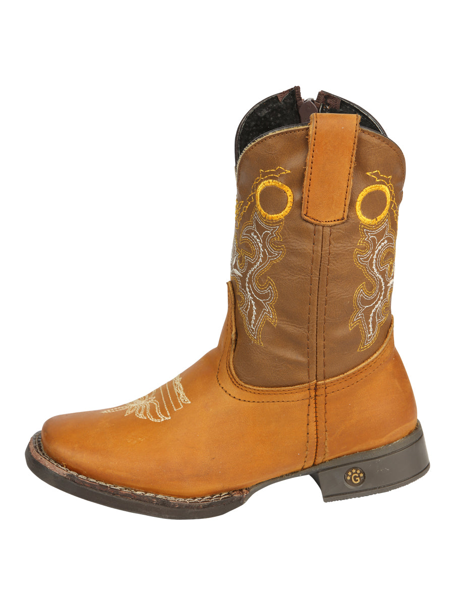 The Kids' Rodeo Boot — Honey (No. 45389)