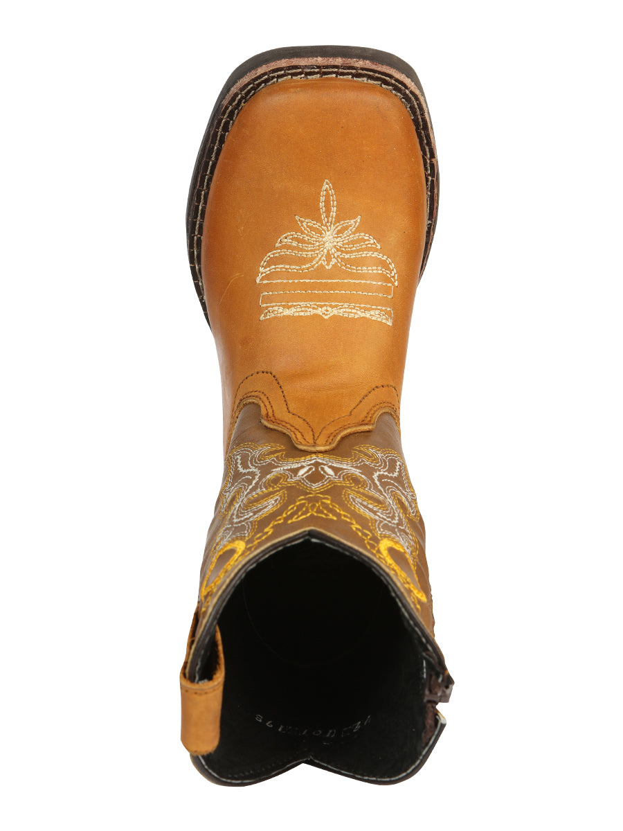 The Kids' Rodeo Boot — Honey (No. 45389)