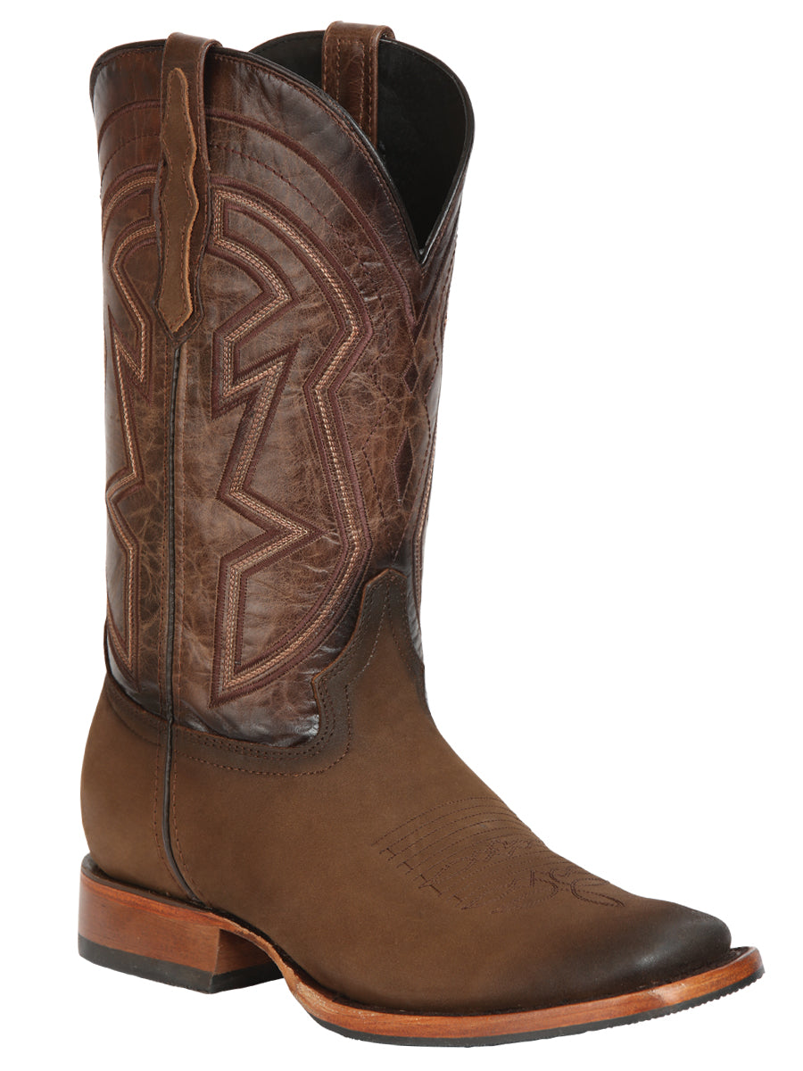 The Pro Rodeo Boot — Camel Nobuck (No. 45568)
