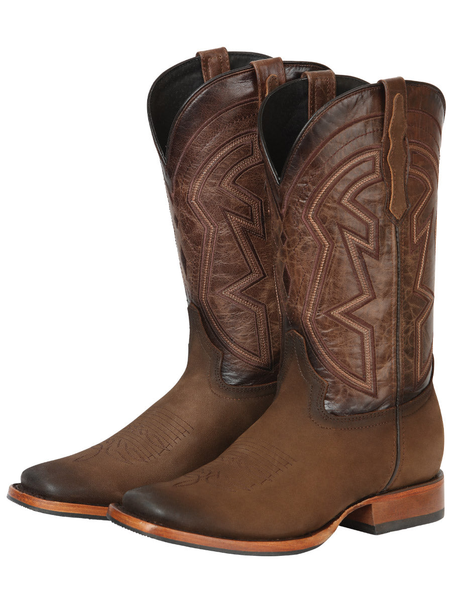 The Pro Rodeo Boot — Camel Nobuck (No. 45568)