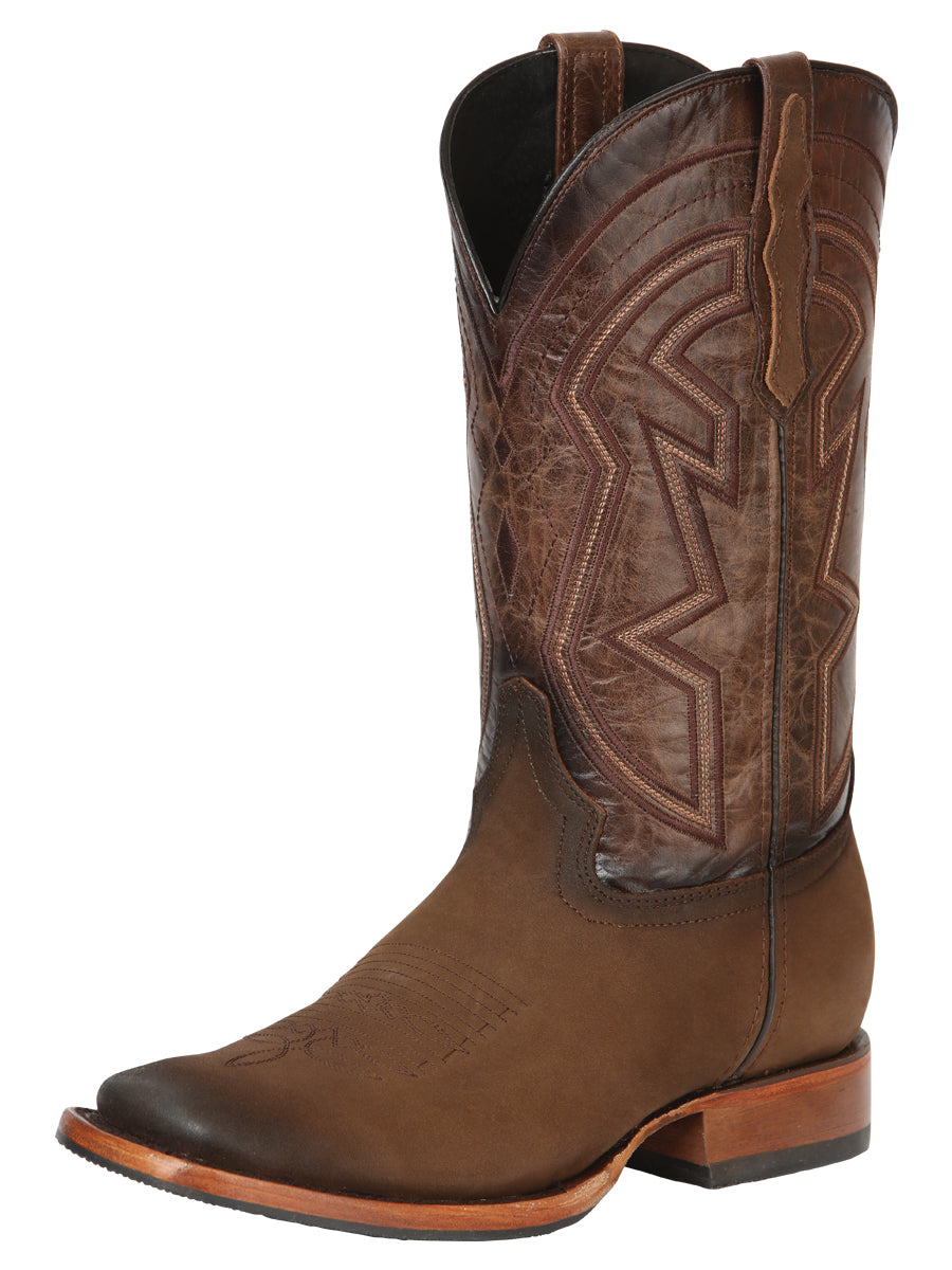 The Pro Rodeo Boot — Camel Nobuck (No. 45568)