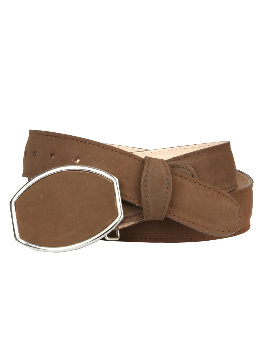 The Western Belt — Camel Nobuck (No. 45576)