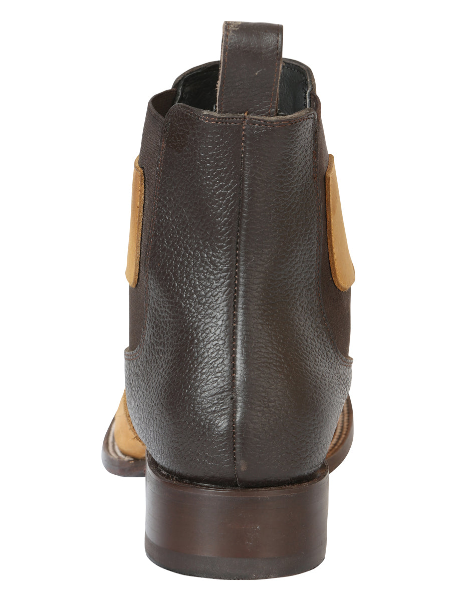 The Nobuck Ankle Boot — Honey (No. 45582)
