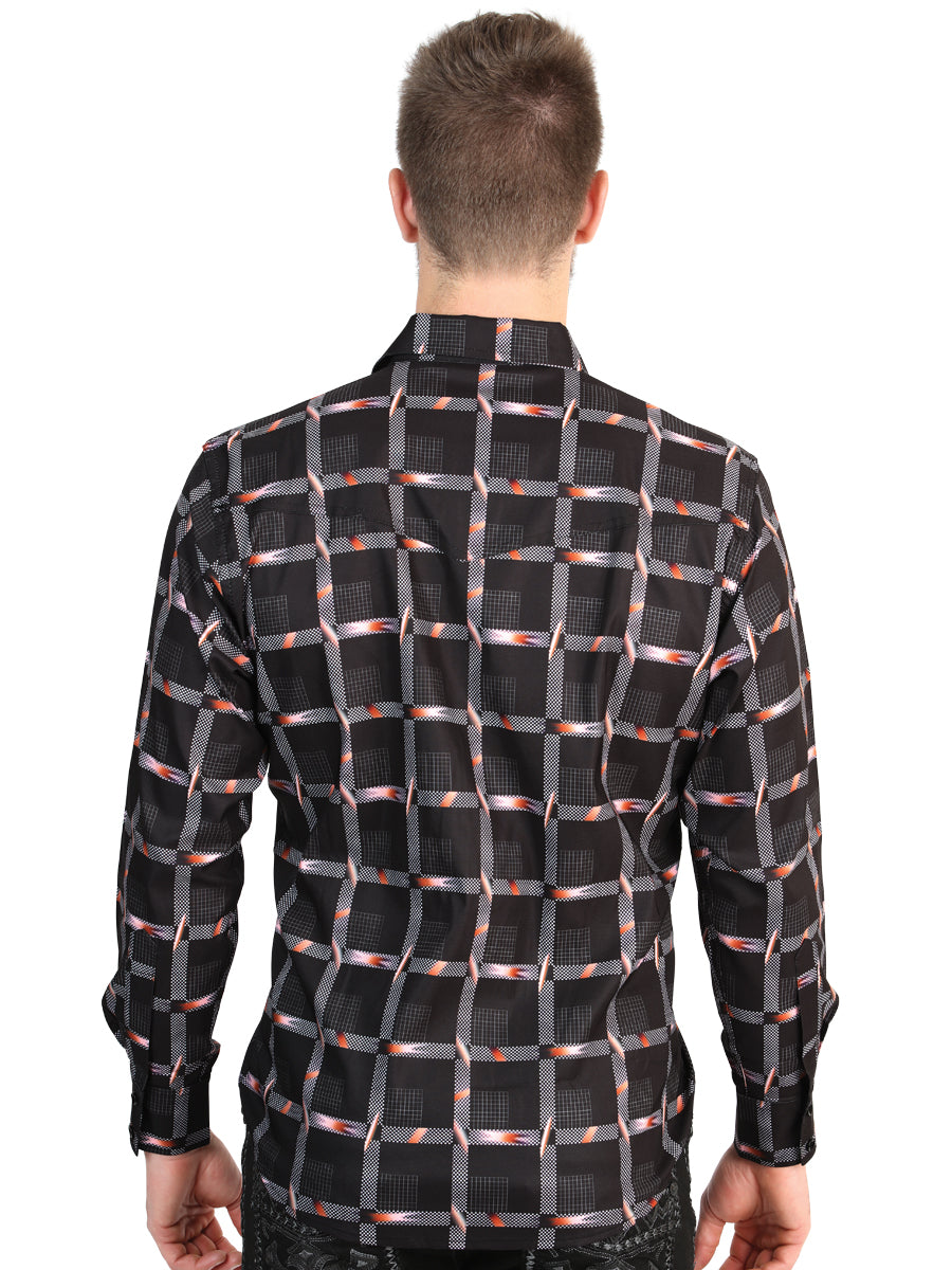 The Stretch Western Shirt — Black (No. 45603)