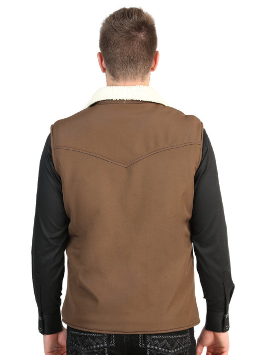 The Puffer Vest — Brown (No. 45645)