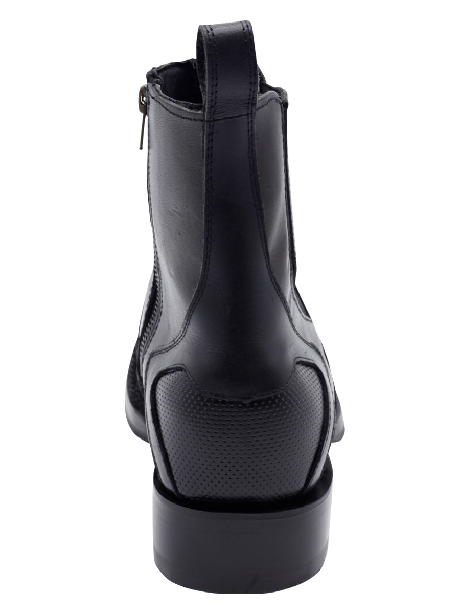 The Pull-Up Zip Ankle Boot — Gray (No. 45674)