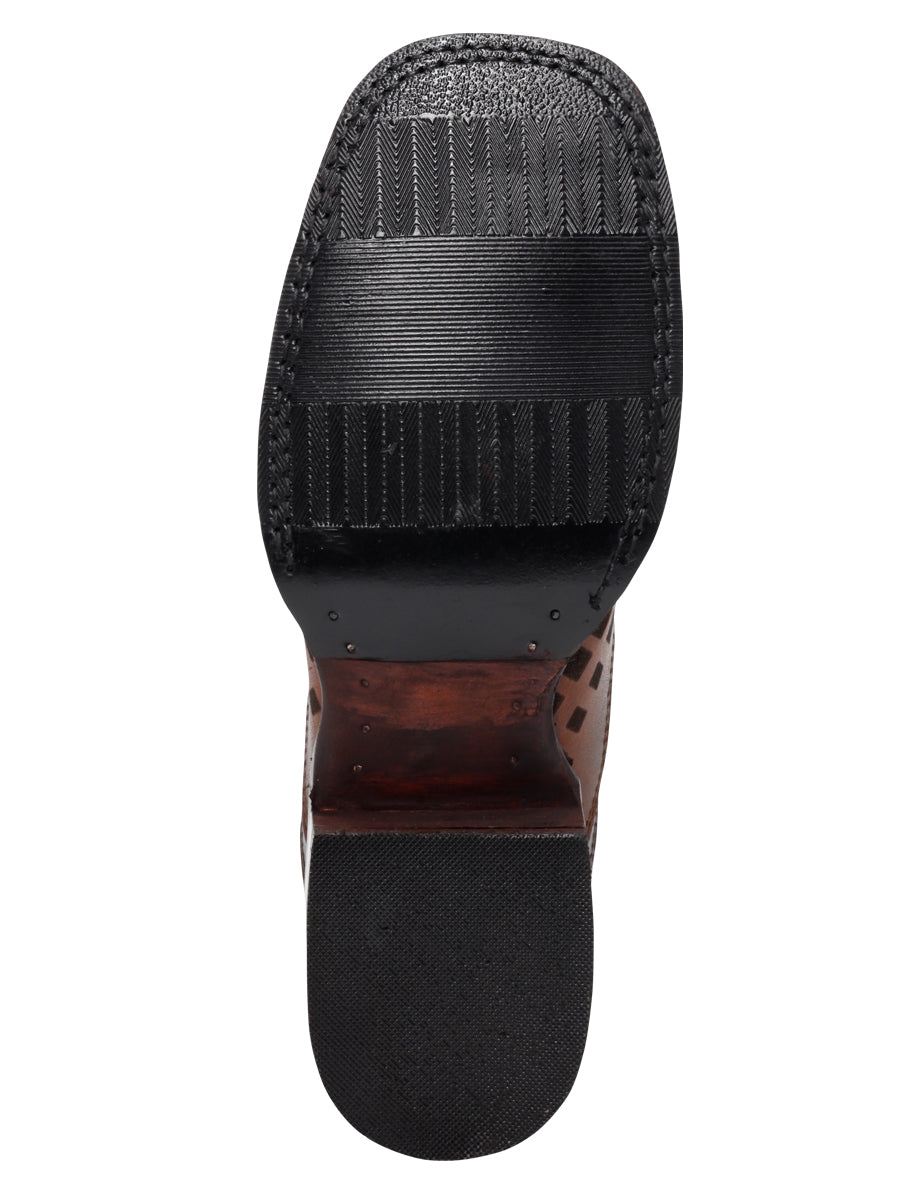 The Pull-Up Zip Ankle Boot — Brown (No. 45675)