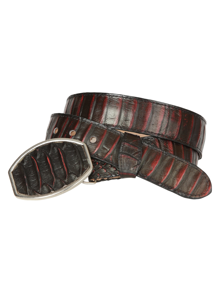The Western Belt — Red Python Print (No. 45676)