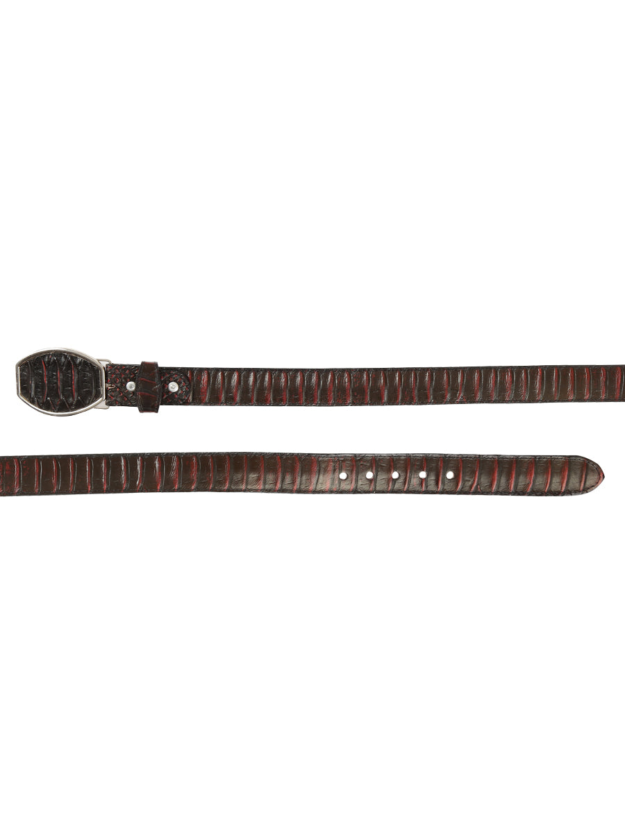 The Western Belt — Red Python Print (No. 45676)