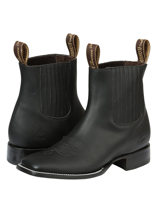 El Canelo Men’s Matte Black Boots 45755