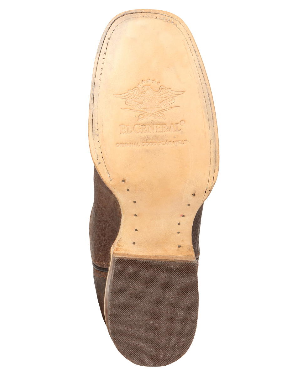 The Pro Rodeo Boot — Brown Elephant Print (No. 45767)