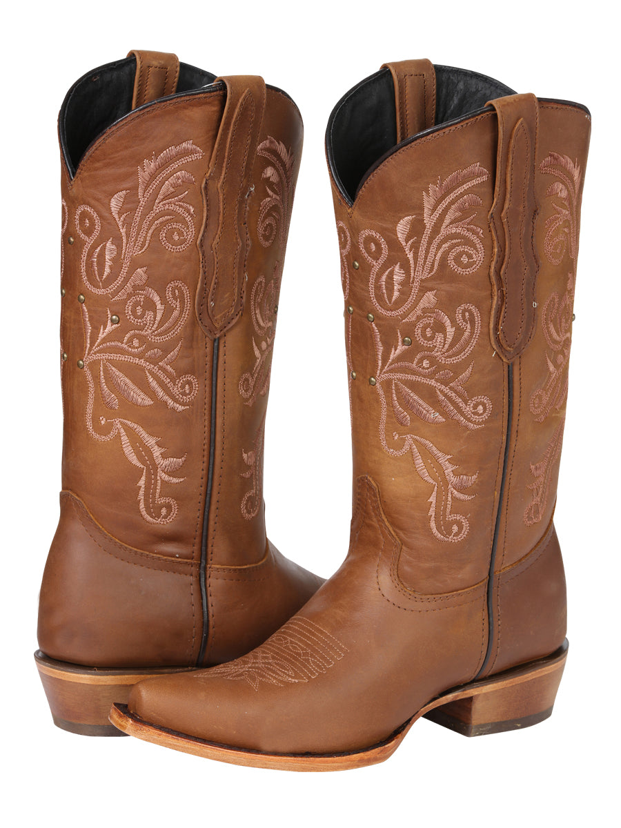 The Women's Vaquera Retro Boot — Honey (No. 45781)