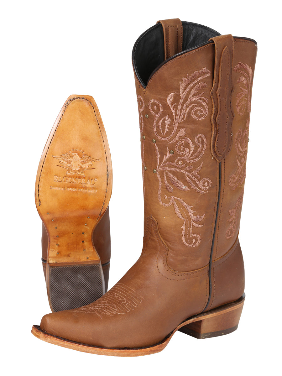 The Women's Vaquera Retro Boot — Honey (No. 45781)