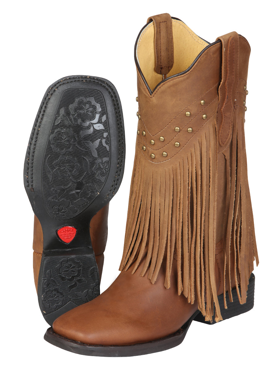 The Women's Fringe Rodeo Boot — Honey (No. 45799)