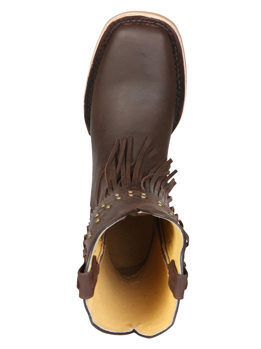 The Women's Fringe Rodeo Boot — Brown (No. 45800)