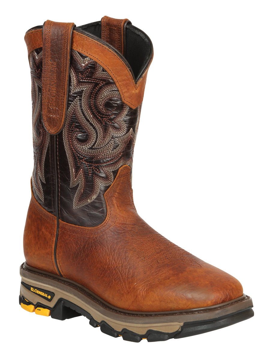 The Rodeo Work Boot — Redwood Shoulder Leather (No. 45806)