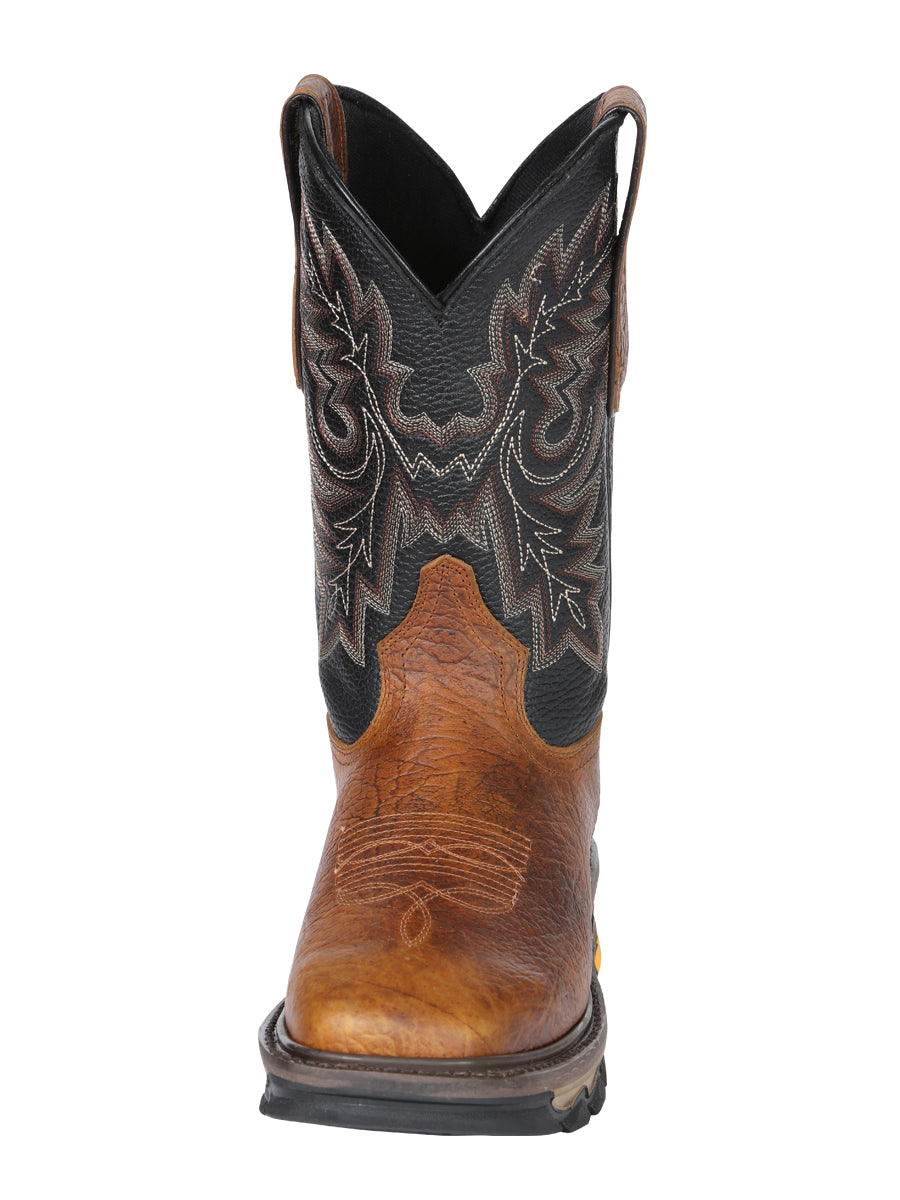 The Rodeo Work Boot — Redwood Shoulder Leather (No. 45811)