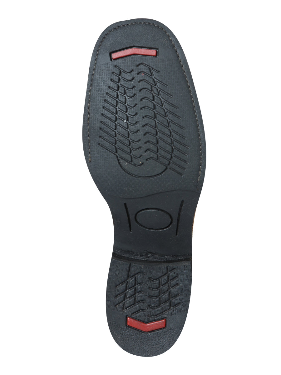 The Rodeo Boot — Embroidered Nobuck, Honey