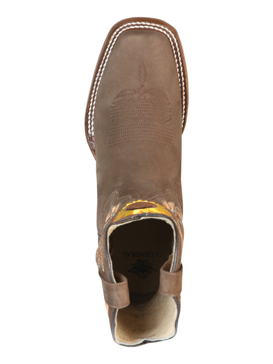 The Women's Rodeo Boot — Camel Nobuck (No. 51164)