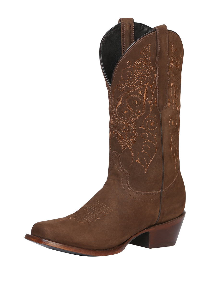 The Women's Limited Edition Rodeo Boot — Camel Nobuck (No. 122488)