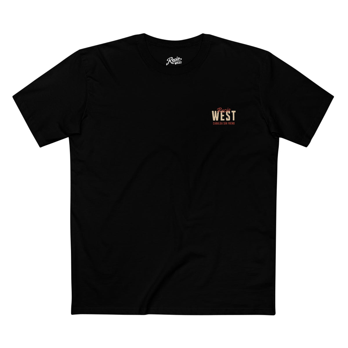West Rodeo Cowboy Tee — 'Recio West Cabalga Sin Freno' Graphic Tee
