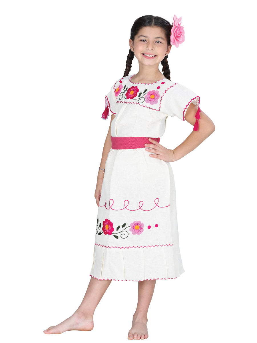 Artisanal Embroidered Set 50% Cotton, 50% Poliester Natural 601352