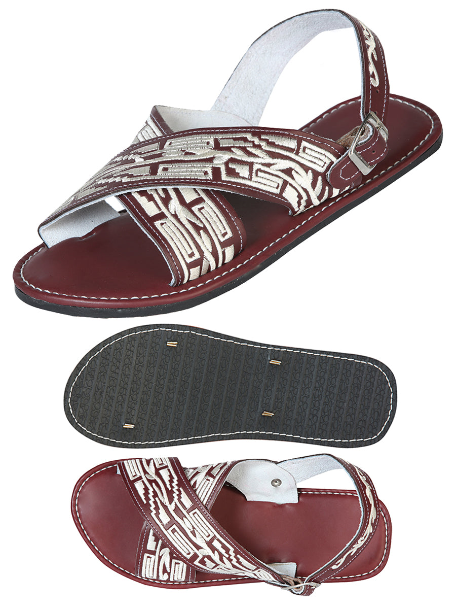 Mexican Artisanal Sandals 50% Leather, 50% Synthetic Shedron 603797