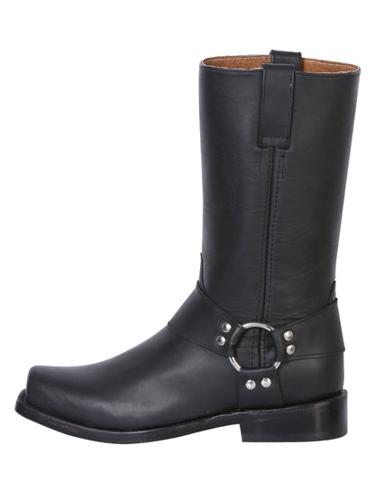 The Biker Boot — Waxy Black (No. 134)