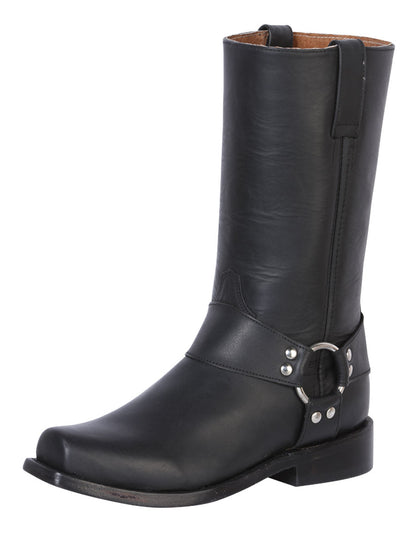 The Biker Boot — Waxy Black (No. 134)