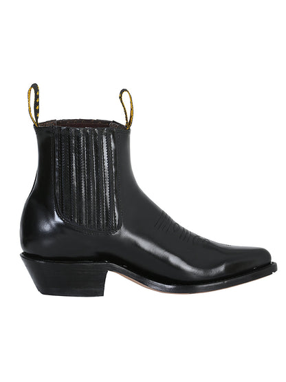 The Charro Boot — Chameleon Black