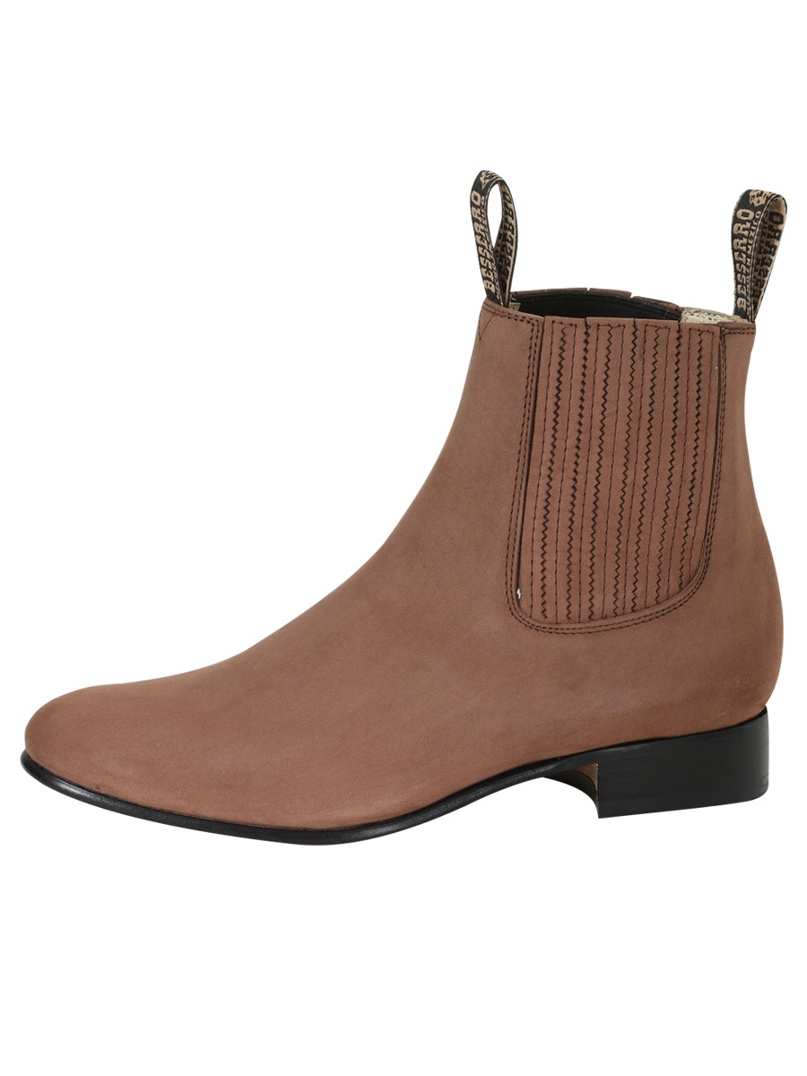 The Charro Boot — Nobuck, Camel