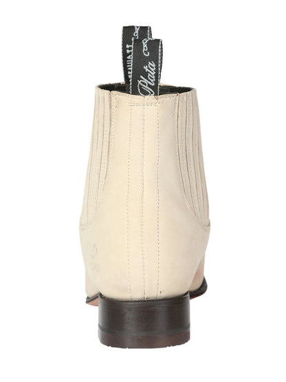 Canelo Charro Boot Suede In Bone 229