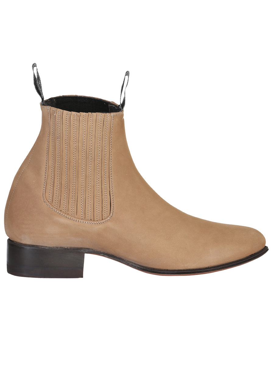Canelo Charro Boot - Nobuck - Beige 230