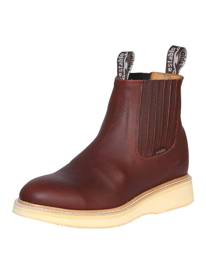 Establo Men’s Work Ankle Boot - Grasso Leather

 - Shedron 321