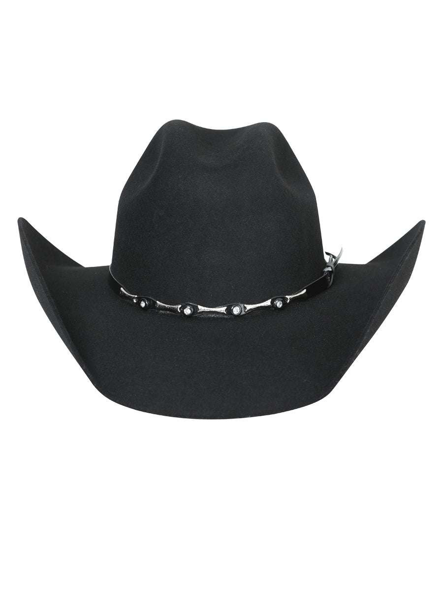 The 50X Wool Cowboy Hat — Black (No. 23075)