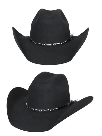 The 50X Wool Cowboy Hat — Black (No. 23075)