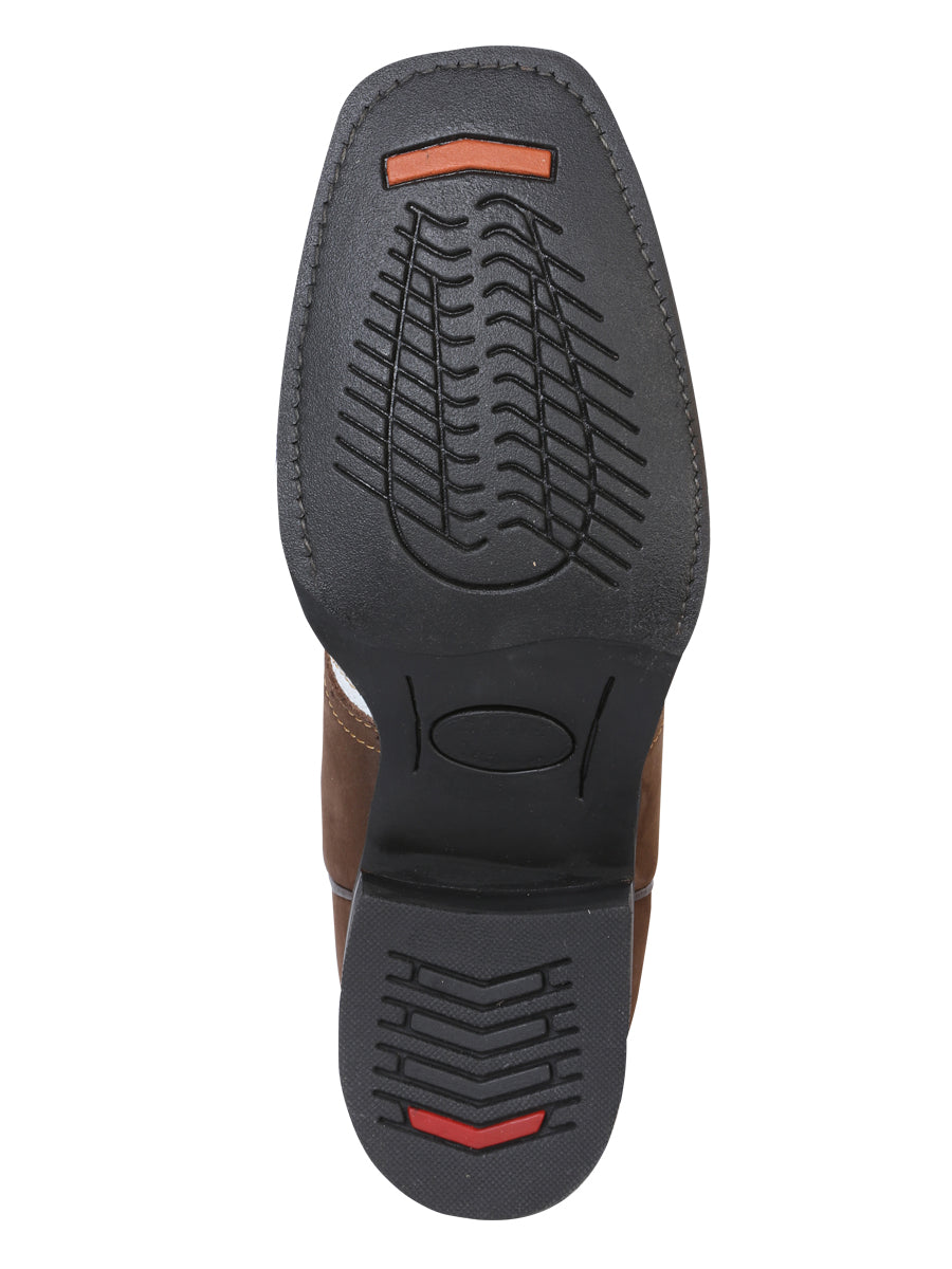 The Rodeo Boot — Dark Brown Nobuck (No. 33313)