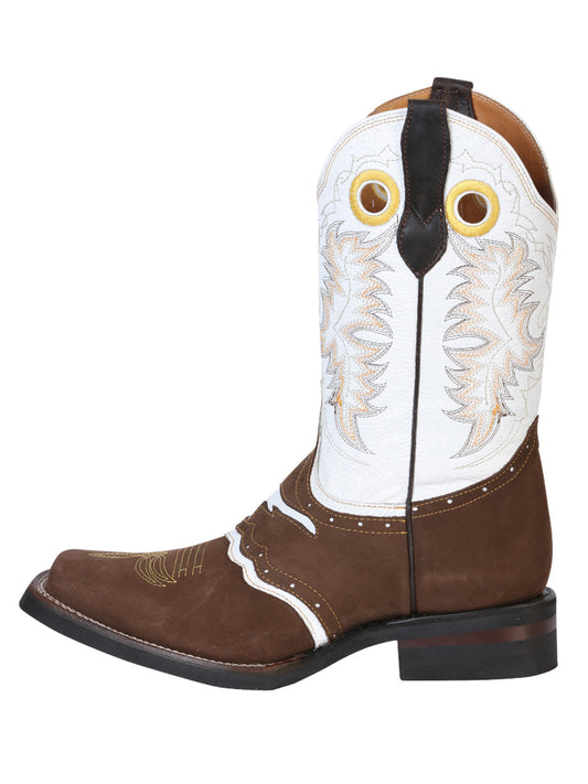 The Rodeo Boot — Dark Brown Nobuck (No. 33313)