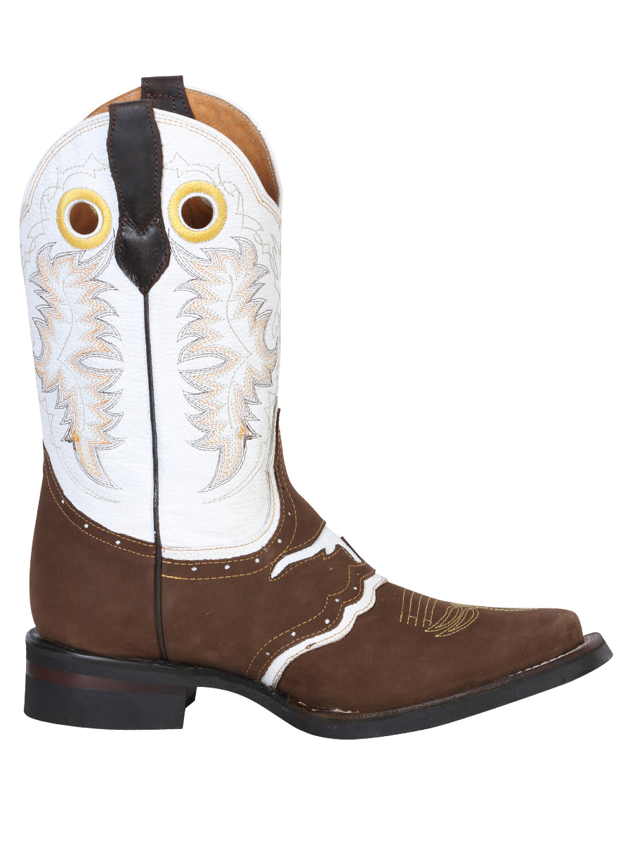The Rodeo Boot — Dark Brown Nobuck (No. 33313)