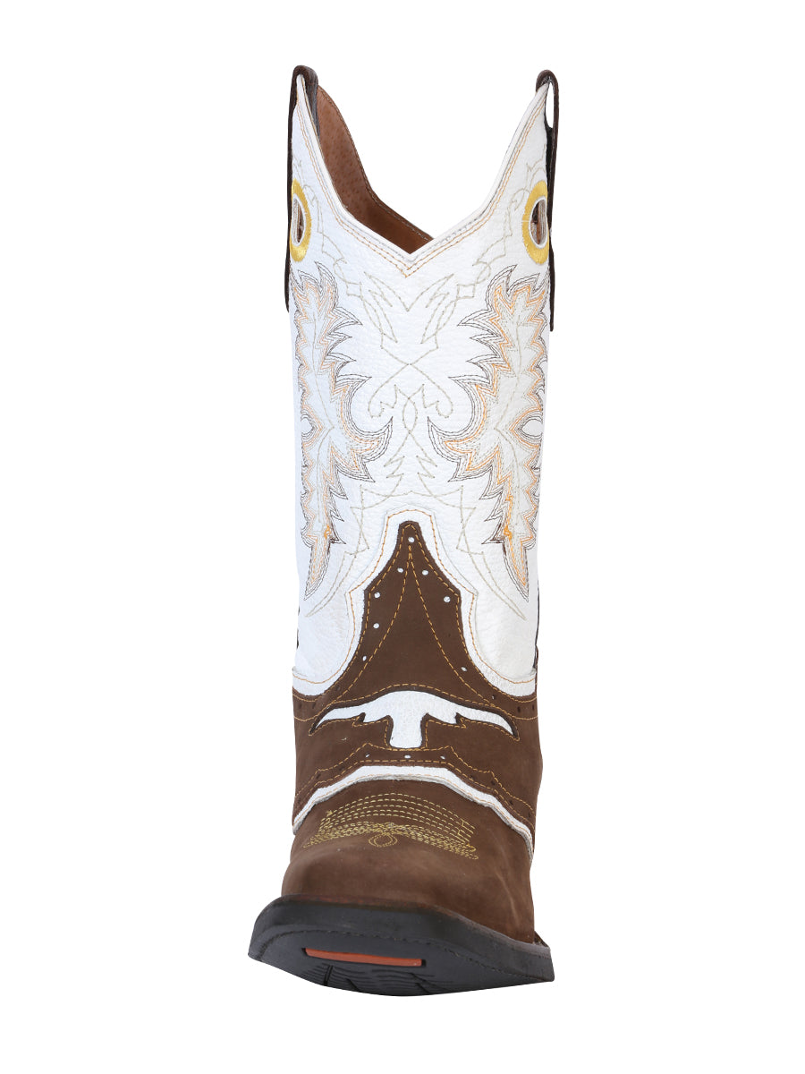 The Rodeo Boot — Dark Brown Nobuck (No. 33313)