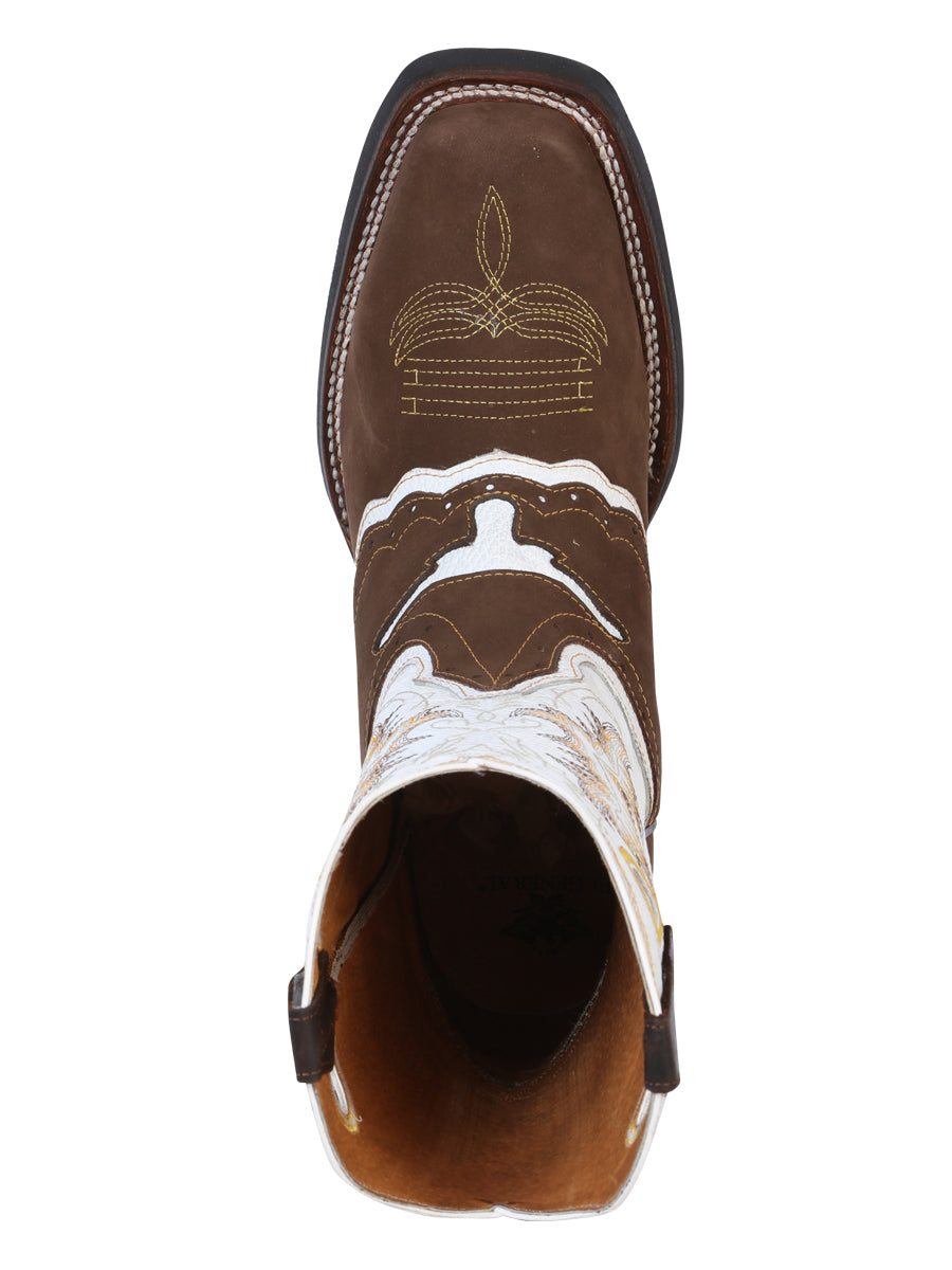 The Rodeo Boot — Dark Brown Nobuck (No. 33313)