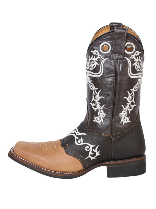 The Rodeo Boot — Crazy Honey & Dark Brown (No. 33316)