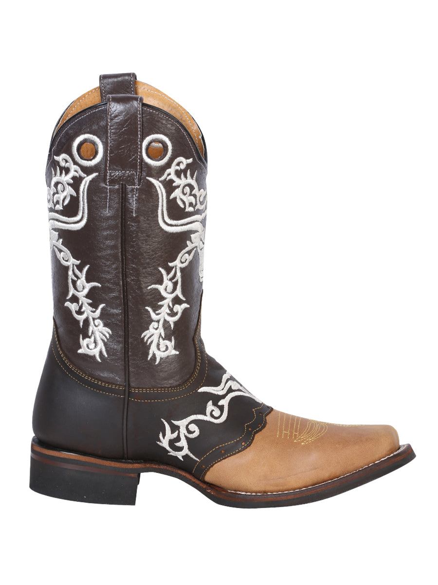 The Rodeo Boot — Crazy Honey & Dark Brown (No. 33316)