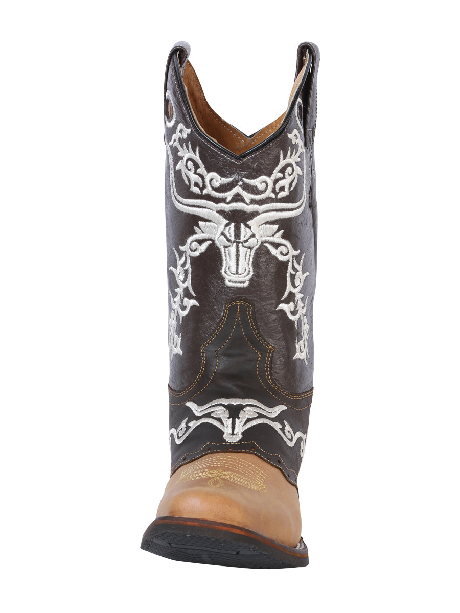 The Rodeo Boot — Crazy Honey & Dark Brown (No. 33316)