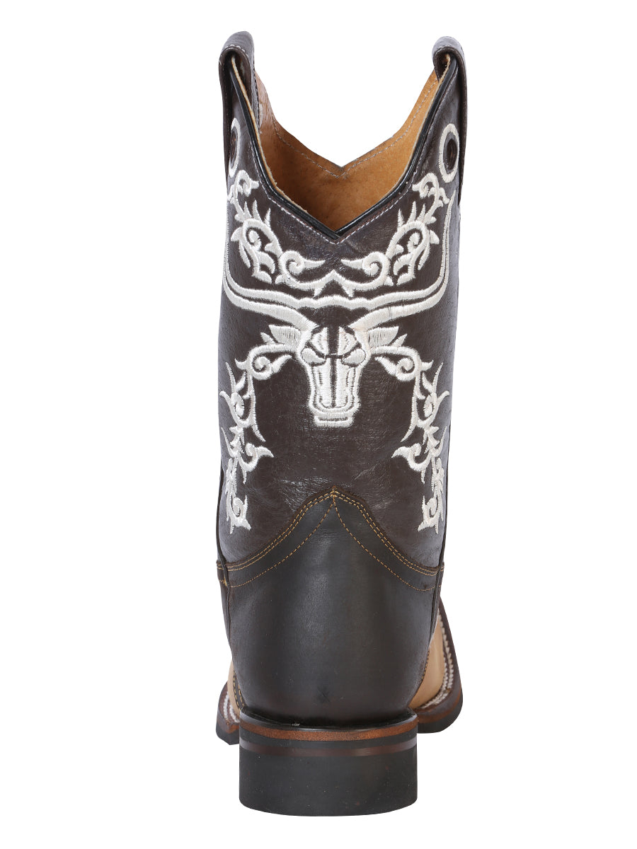 The Rodeo Boot — Crazy Honey & Dark Brown (No. 33316)