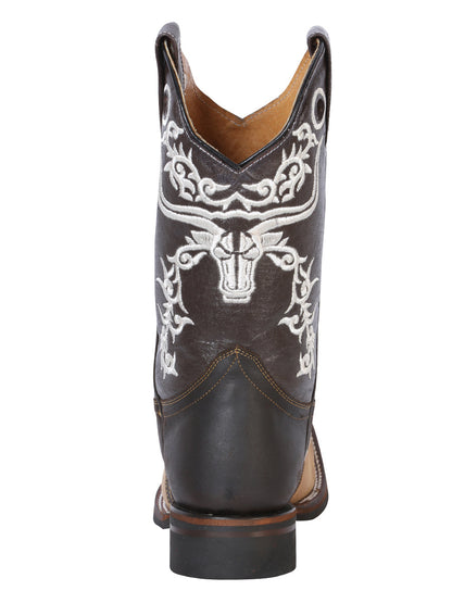 The Rodeo Boot — Crazy Honey & Dark Brown (No. 33316)