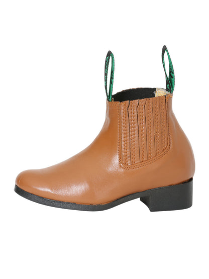 La Barca Leather Ankle Boot - Honey 33333