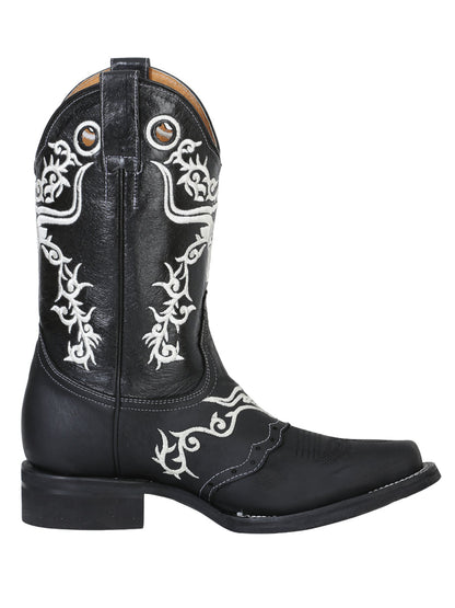 The Rodeo Boot — Crazy Black (No. 34313)