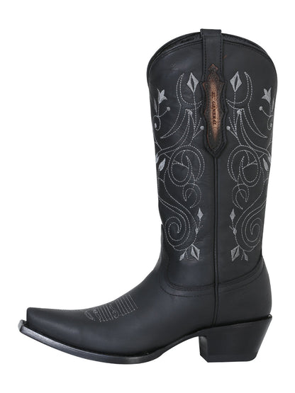 The Women's Vaquera Retro Boot — Black (No. 34514)