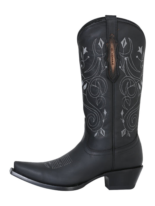 The Women's Vaquera Retro Boot — Black (No. 34514)